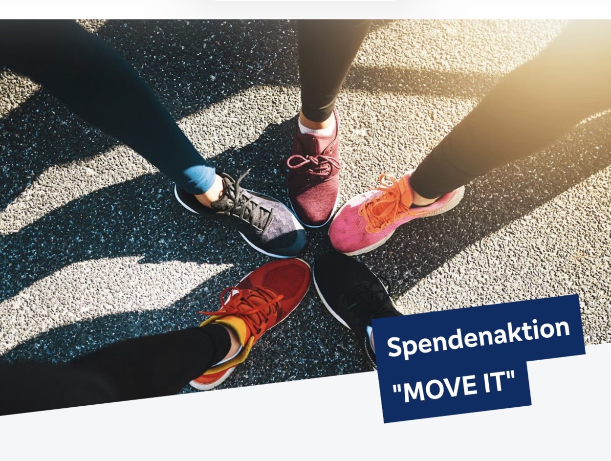 MOVE IT! Spendenaktion